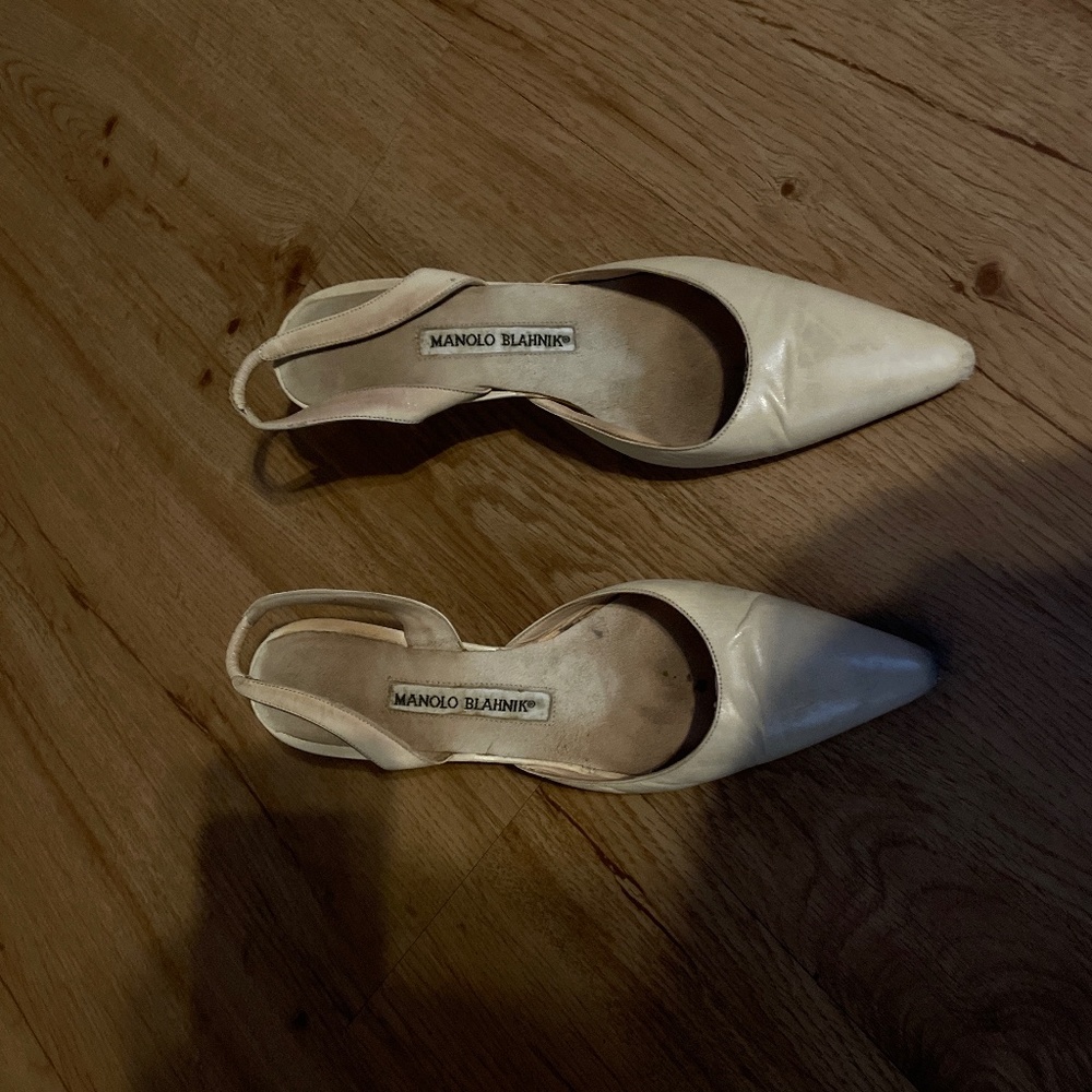 Vintage Manolo Blahnik Sling Backs